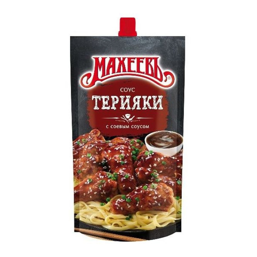 Соус Махеевъ деликатесный Терияки 230г с дозатором