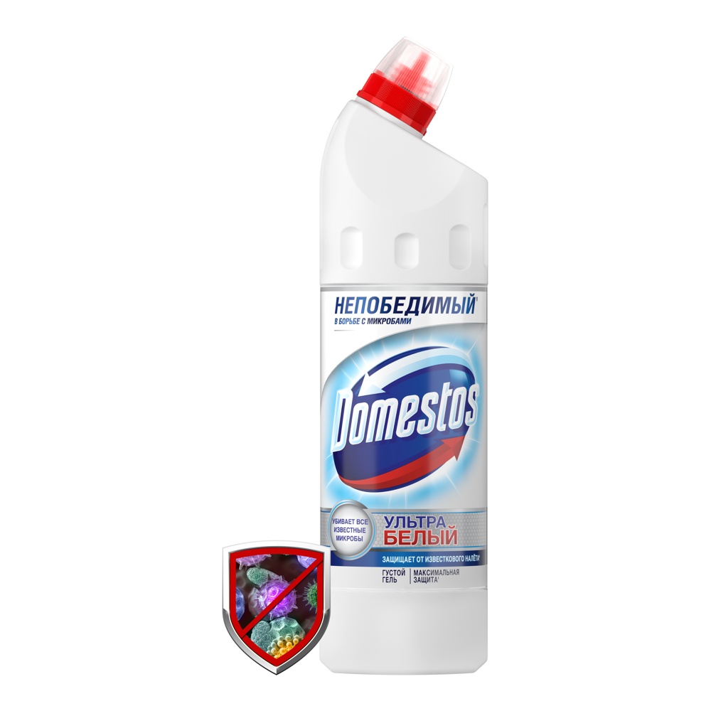 Средство Доместос чистящее для унитаза Ультра Белый 750мл