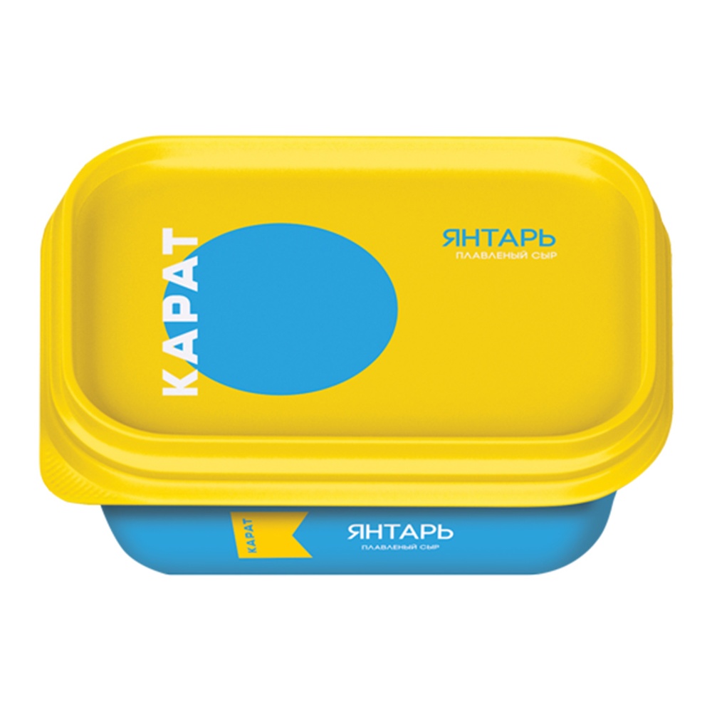 Сыр Карат плавленый Янтарь 60% 200г