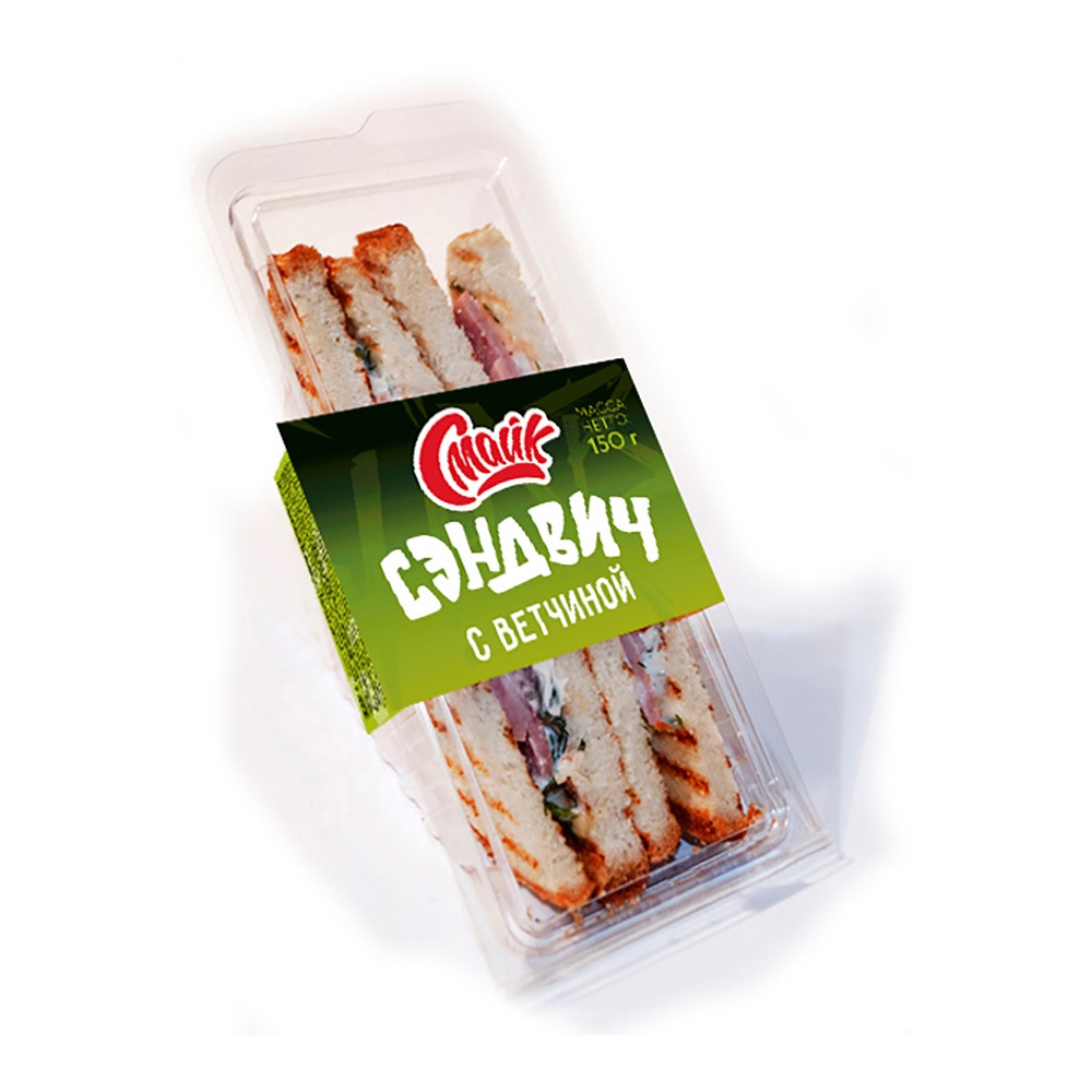 Сэндвич с ветчиной 155г Смайк