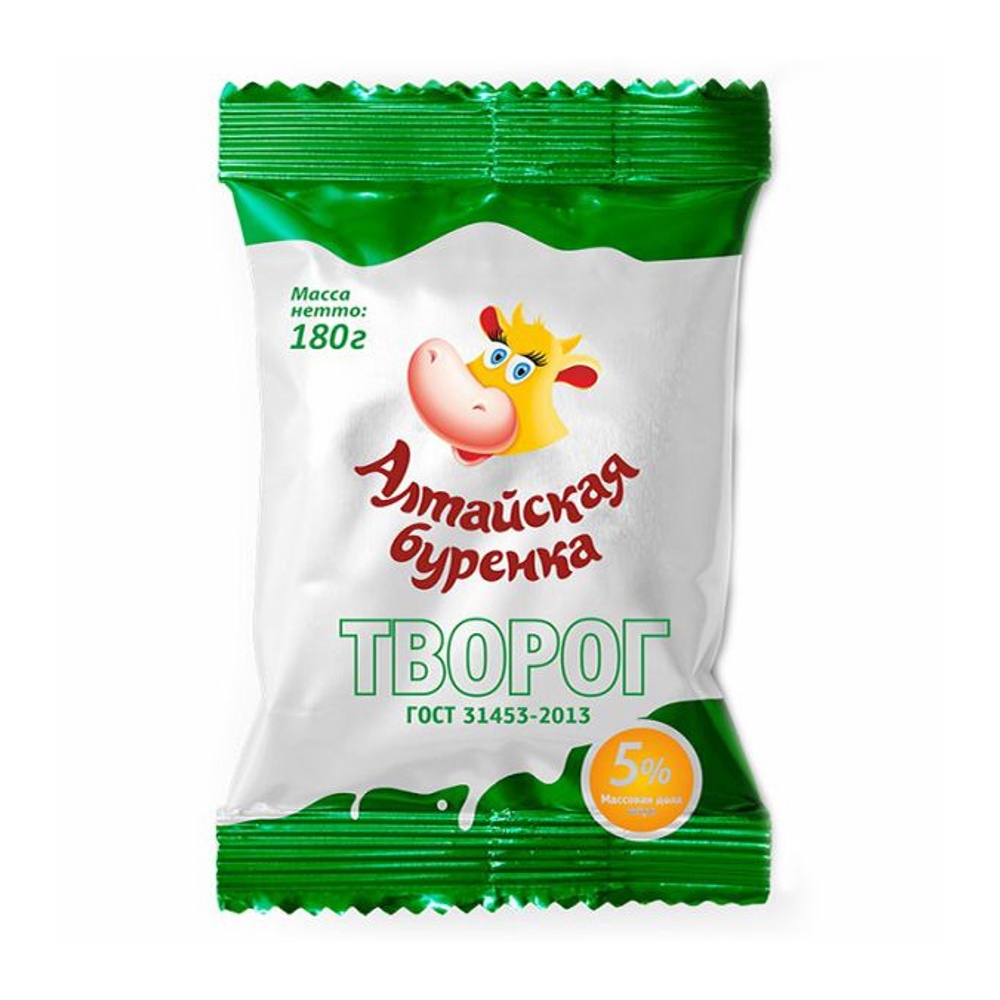 Творог Алтайская Буренка 5% 180г