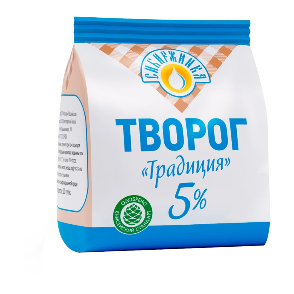 Творог Сибиржинка Традиция 5% 200г