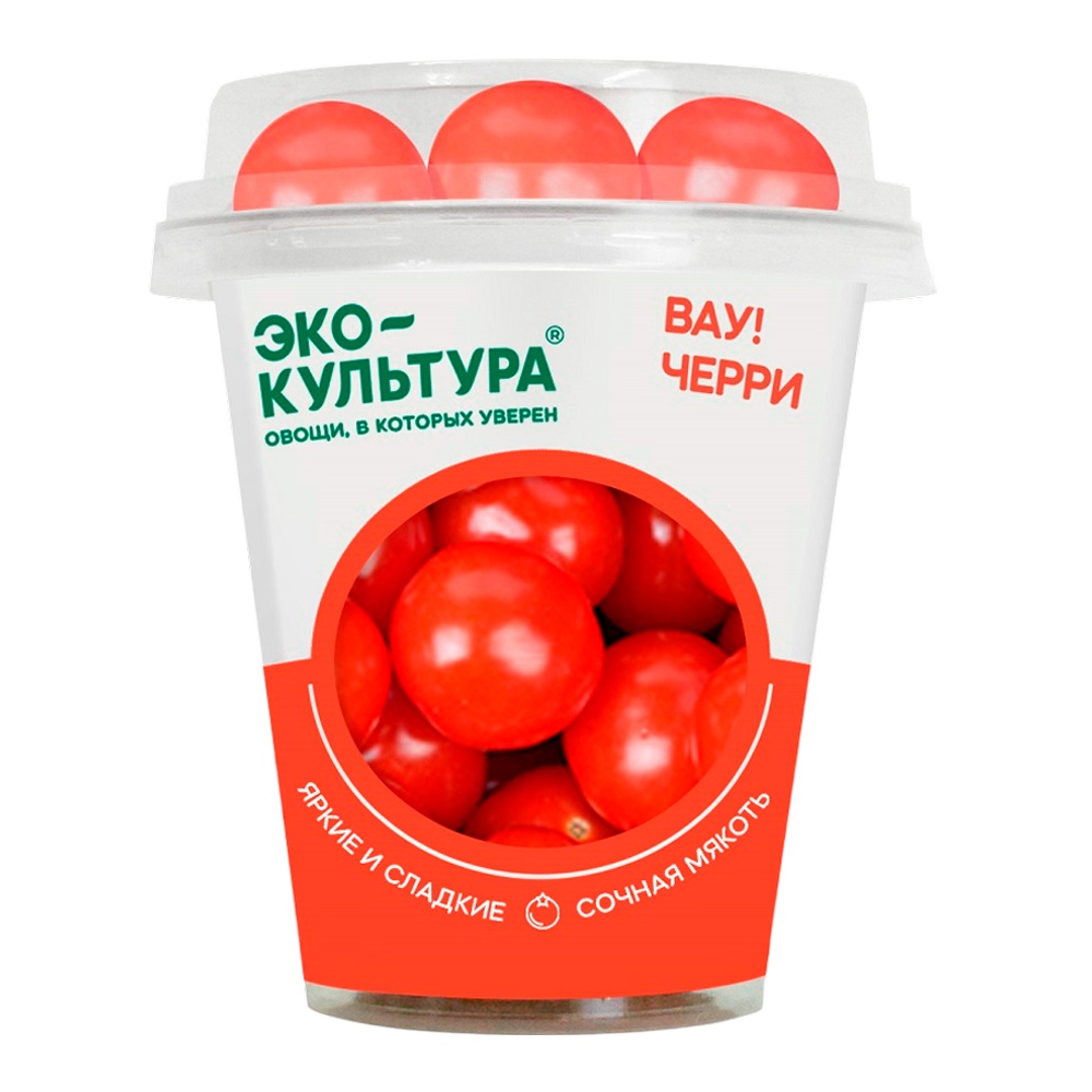 Томаты черри круглые красные ВАУ! 200г шейкер Экокультура