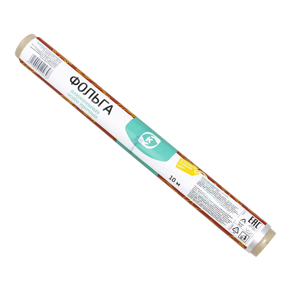 Фольга пищевая Командор алюминиевая 10м*29см 14мкм