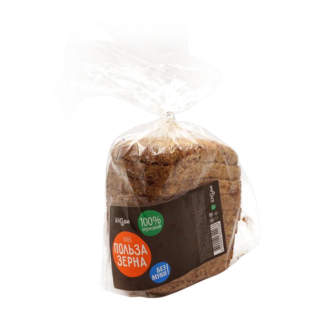 Хлеб Польза зерна зерновой 550г Фабрика Хлеба