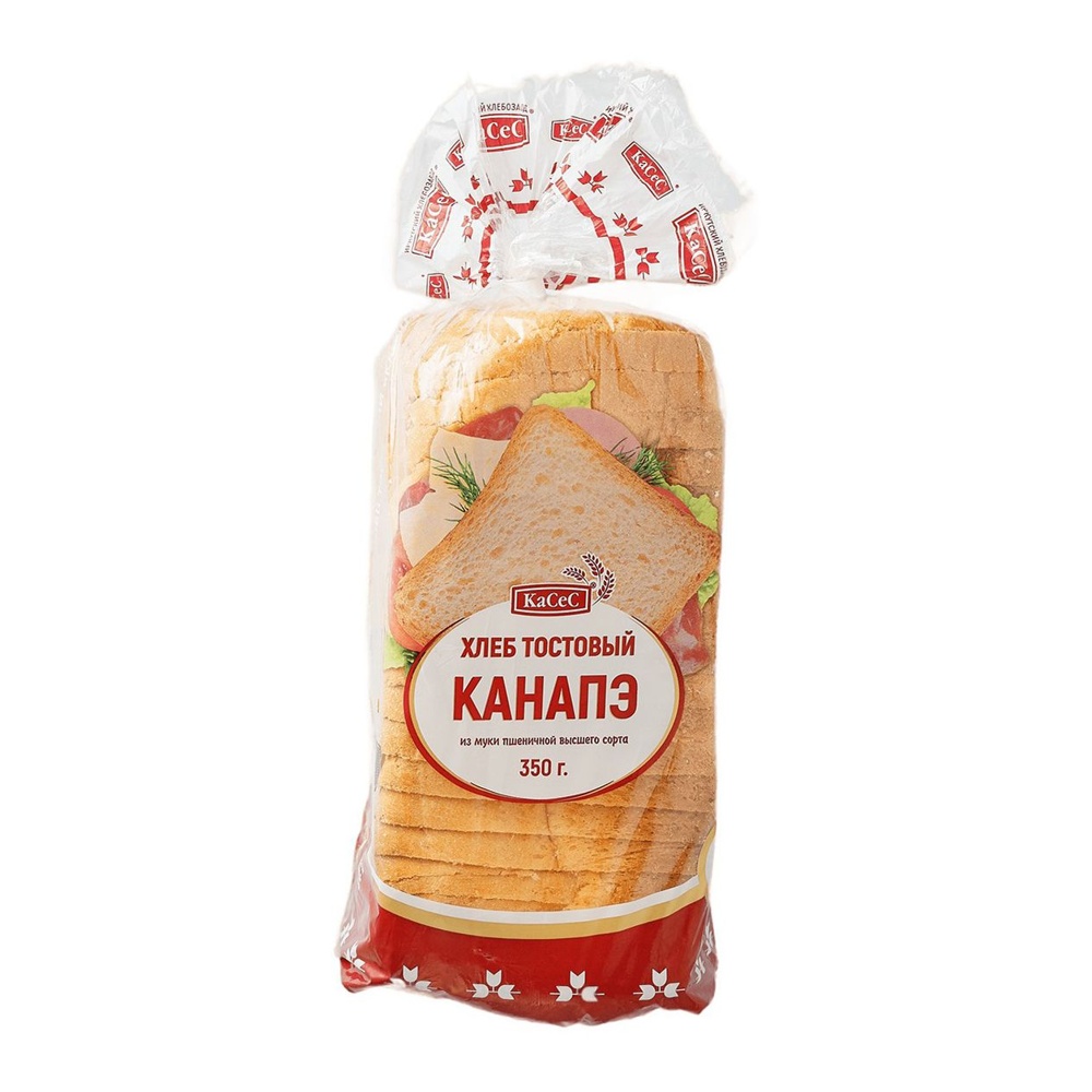 Хлеб Тостовый Канапэ 350г Иркутский хлебозавод