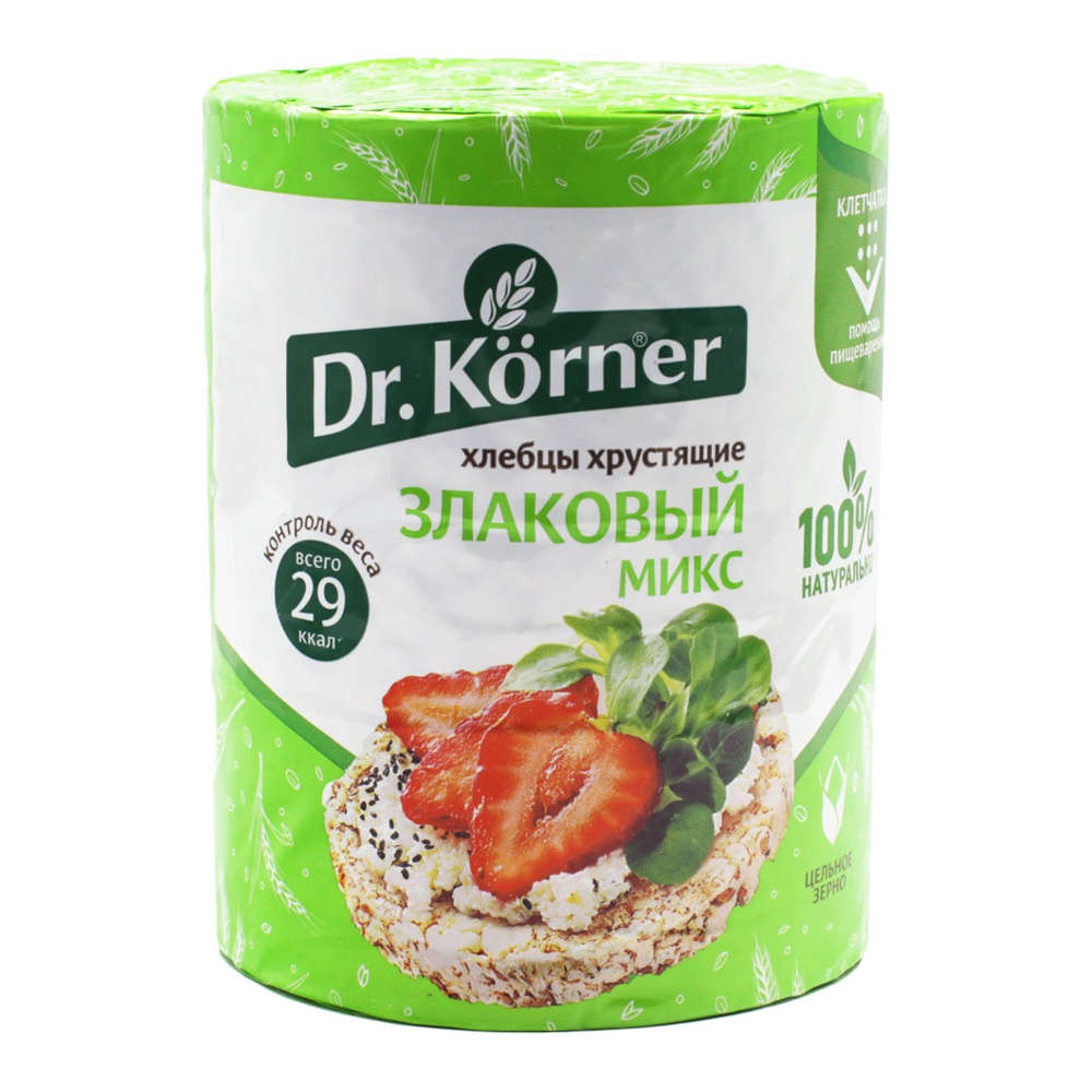 Хлебцы Доктор Кёрнер Злаковый Микс б/соли 90г