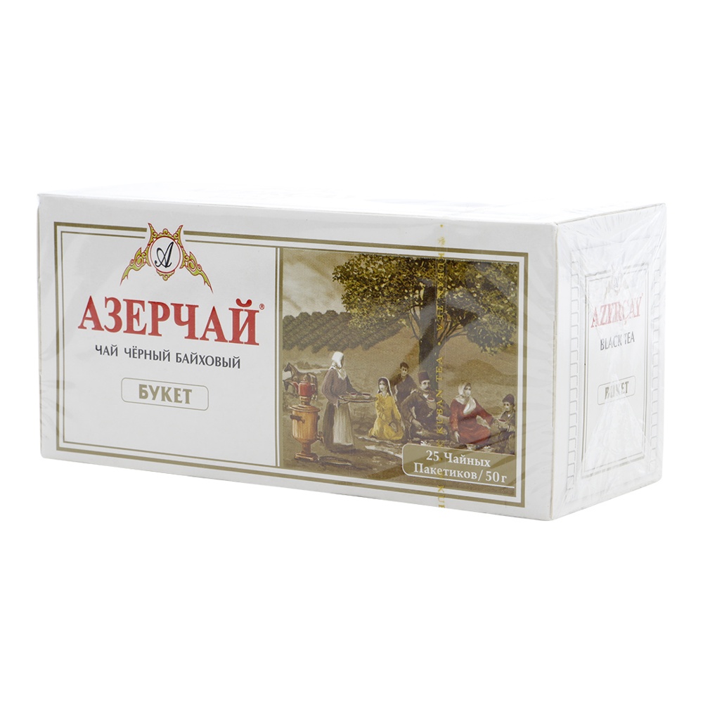 Чай Азерчай Букет черный 25п*2г (конверт)