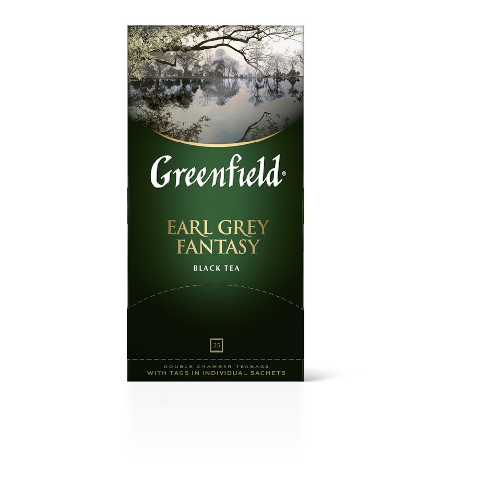 Чай Гринфилд Эрл Грей Фэнтэзи черный 25п*2г