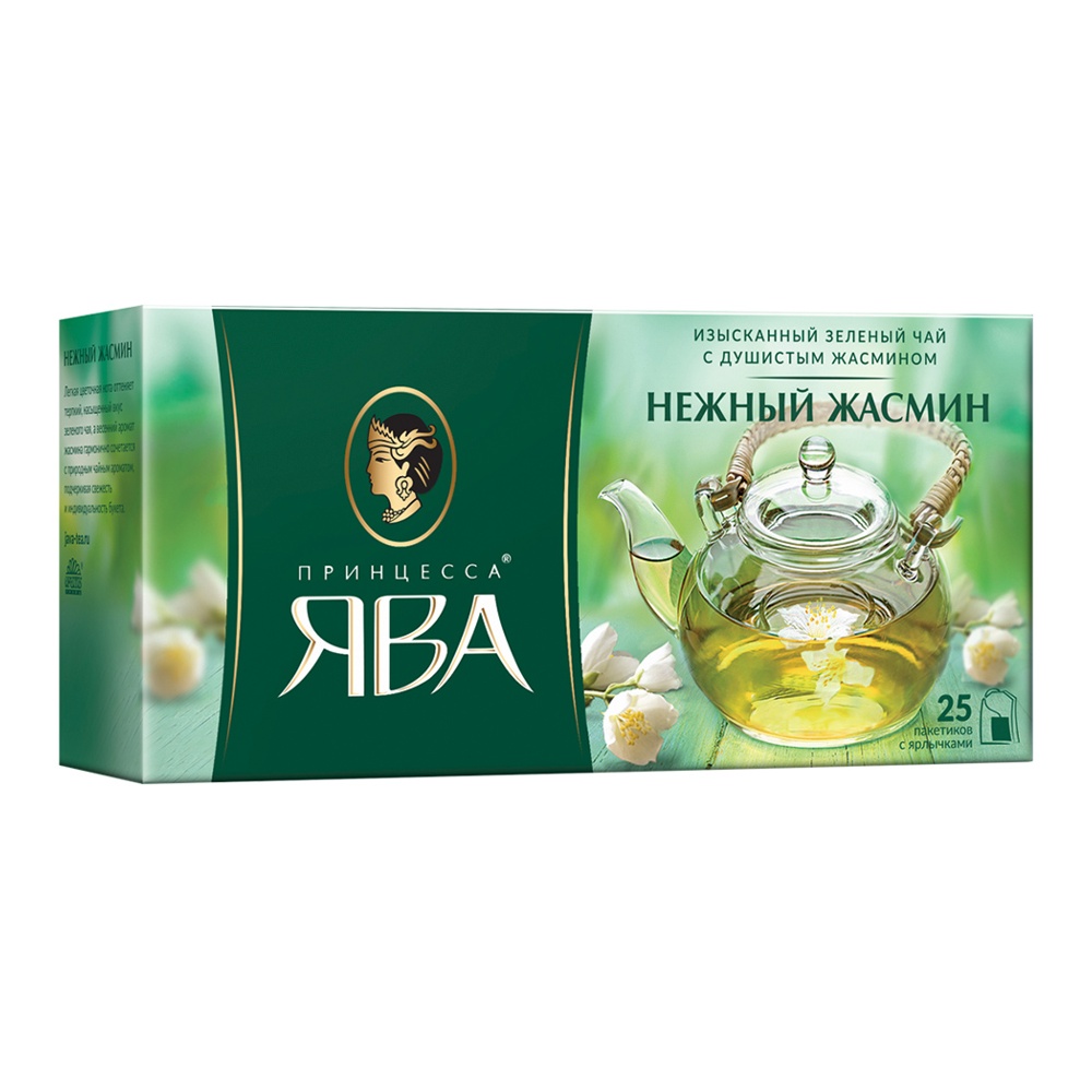 Чай Принцесса Ява зеленый с жасмином 25п*2г