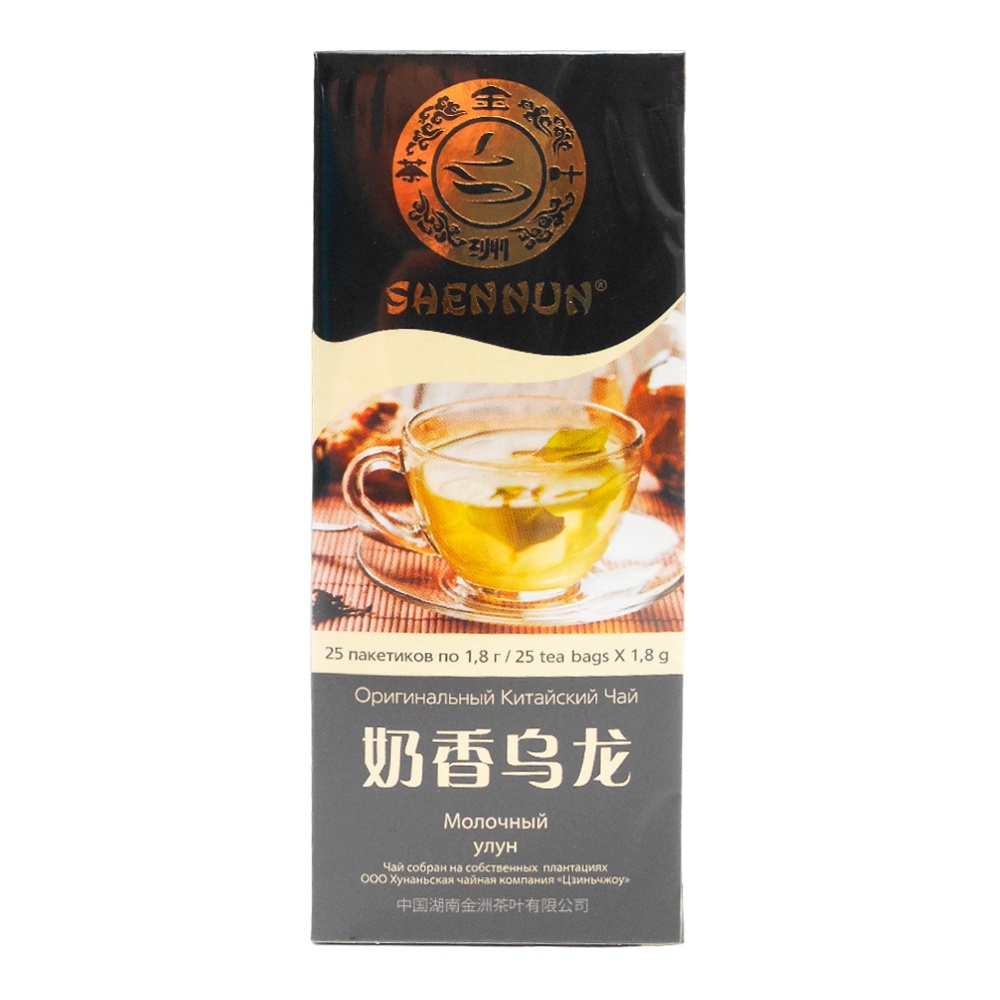 Чай Шенун зеленый китайский Молочный улун 25п*1,8г