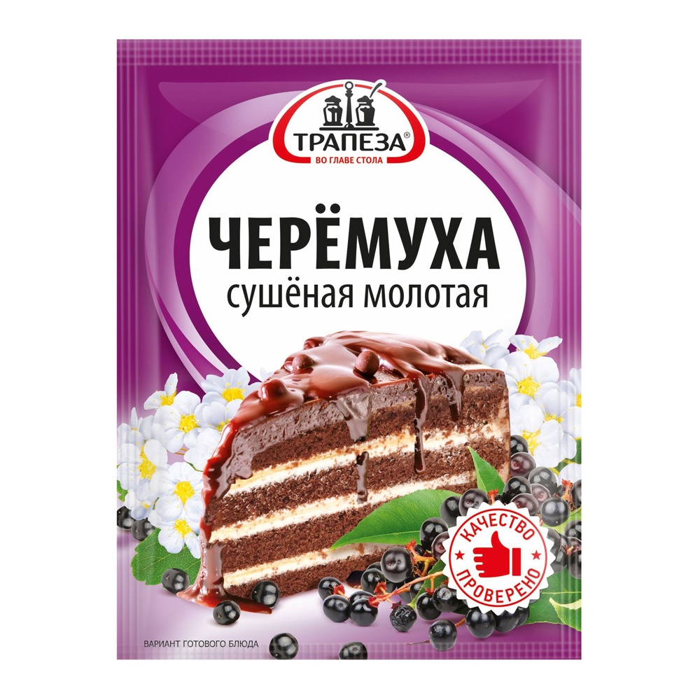 Черемуха сушеная молотая Трапеза 40г