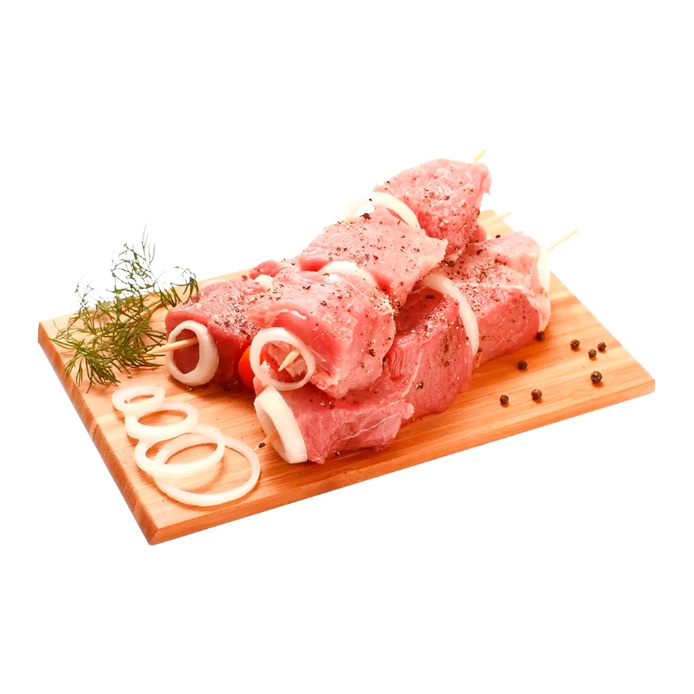 Шашлык из свинины Кавказский охлажденный вес Ритейл-19