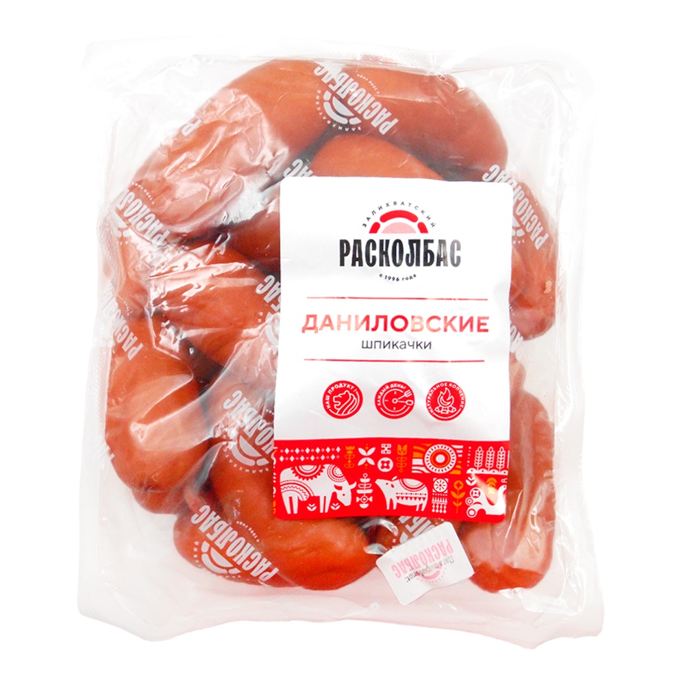 Шпикачки Даниловские в череве вес в з/с Залихватский Расколбас