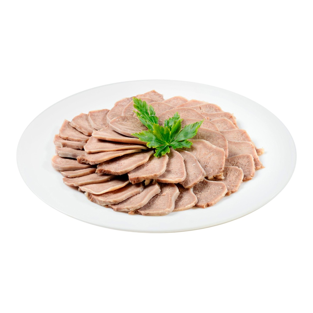 Язык свиной отварной в глазури 100г Командор