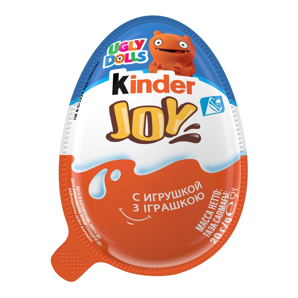 Яйцо шоколадное с сюрпризом Киндер Джой 20г