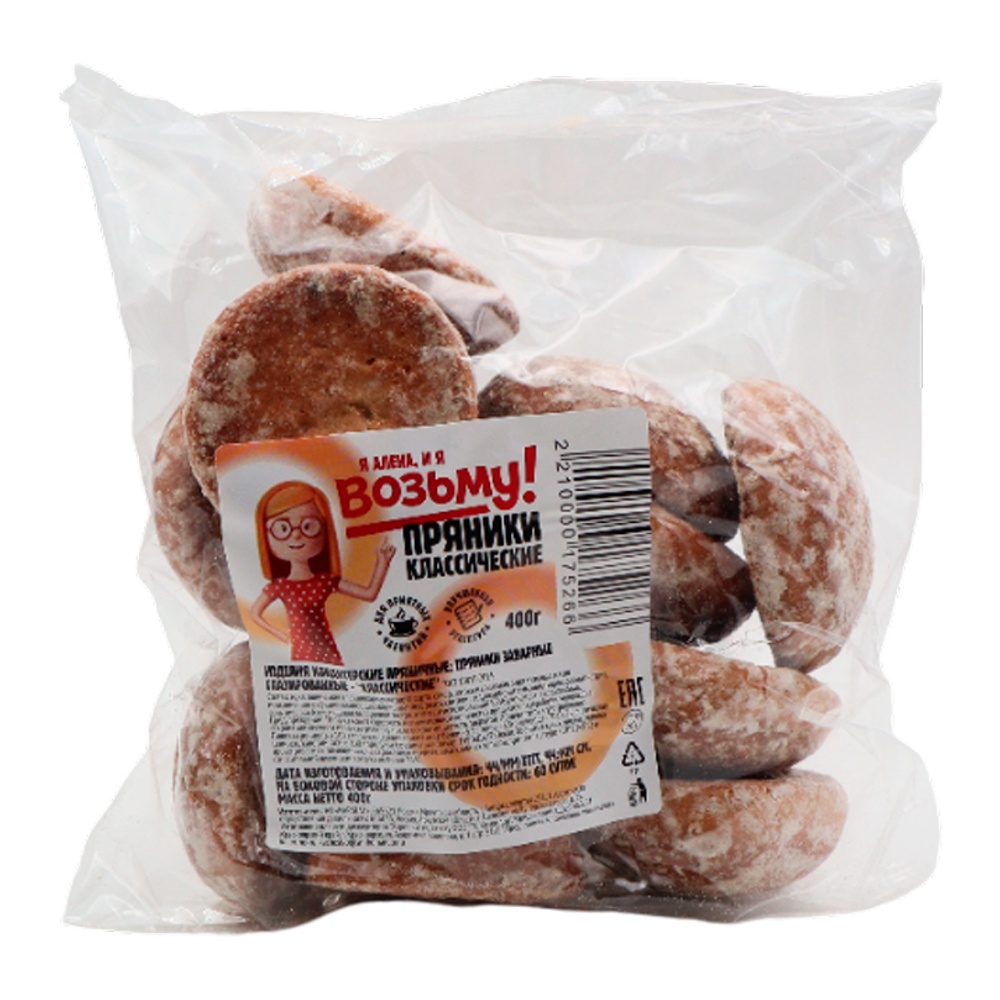 Пряники Возьму! Классические 400г