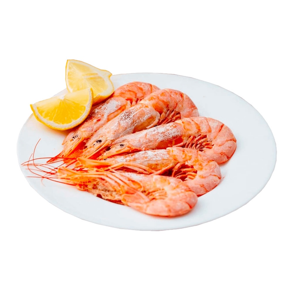 Креветки в/м королевские в панцире с/г вес