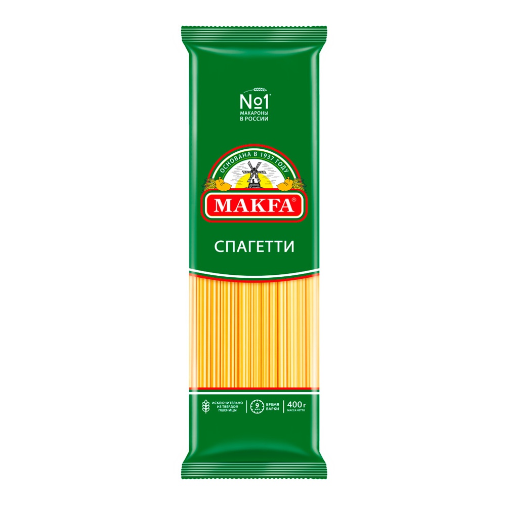 Мак изд Макфа Вермишель длинная Спагетти 400г