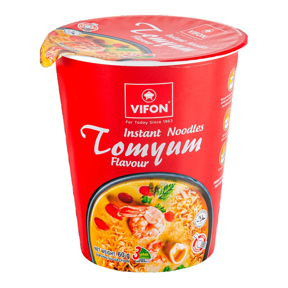 Лапша Вифон со вкусом тайского Том-Ям 60г т/ст