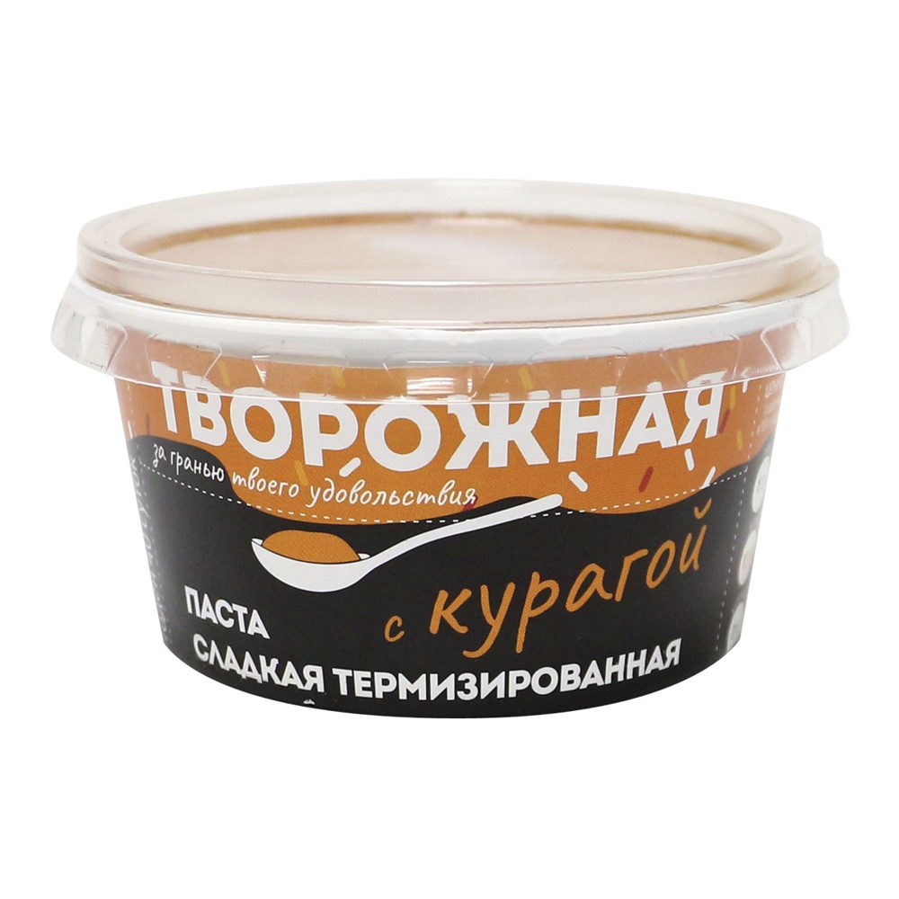 Паста творожная Алтайская Буренка термизированная сладкая 15,5% 130г курага; 48