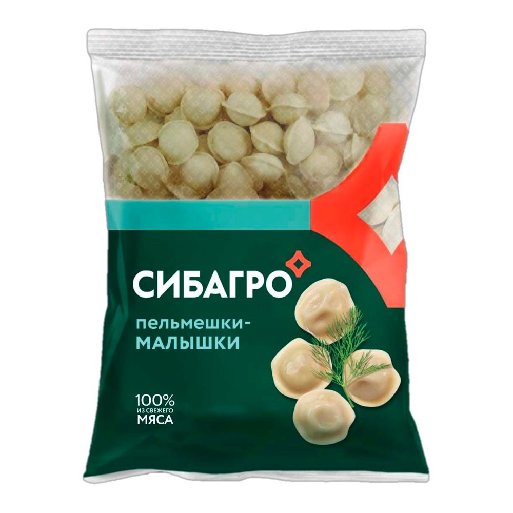 Пельмени СибАгро Пельмешки-малышки с/м 900г; 8