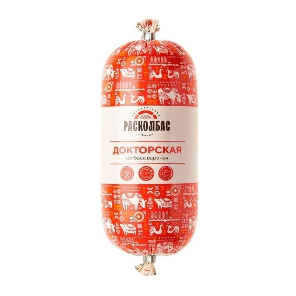 Колбаса Докторская ГОСТ 450г Залихватский Расколбас