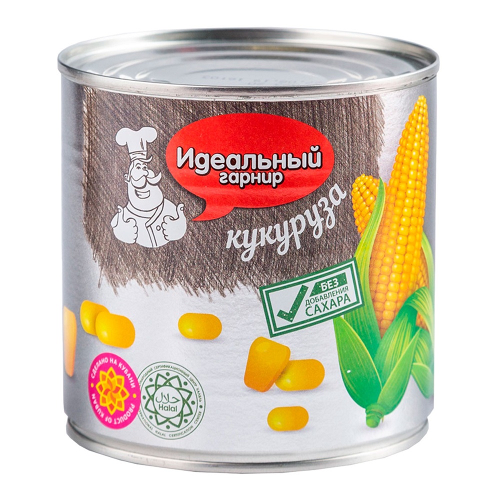 Кукуруза Идеальный гарнир б/сахара 340г ж/б; 12