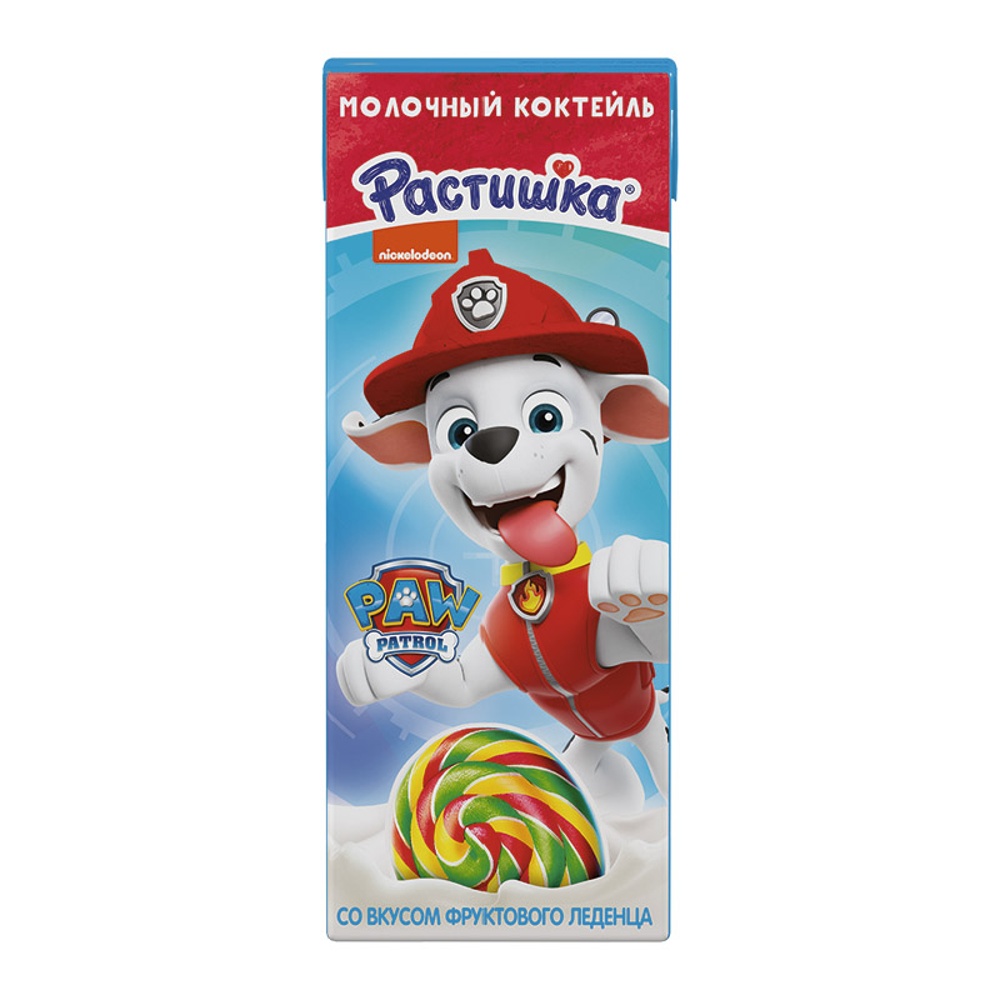 Коктейль молочный Данон Растишка 2% 210г фруктовый леденец т/п; 18