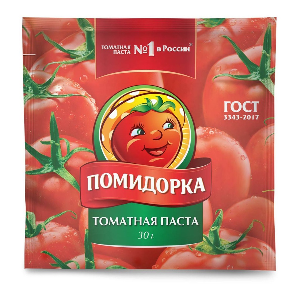 Паста томатная Помидорка 30г саше-пакет; 30