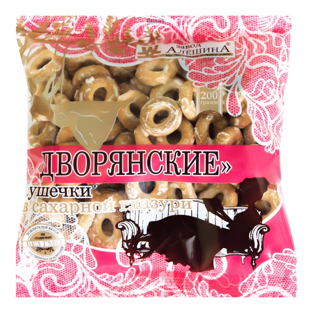Сушечки Завод Алешина Дворянские в сахарной глазури 200г; 18