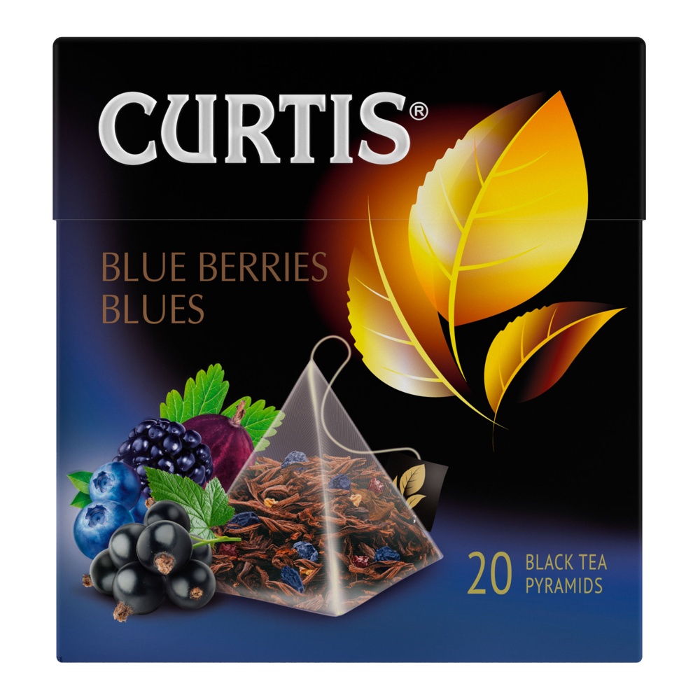 Чай Кертис Блю Беррис Блю черный 20п*1,8г