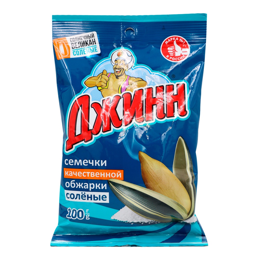 Семечки Джинн Солнечный Великан жареные с морской солью 100г