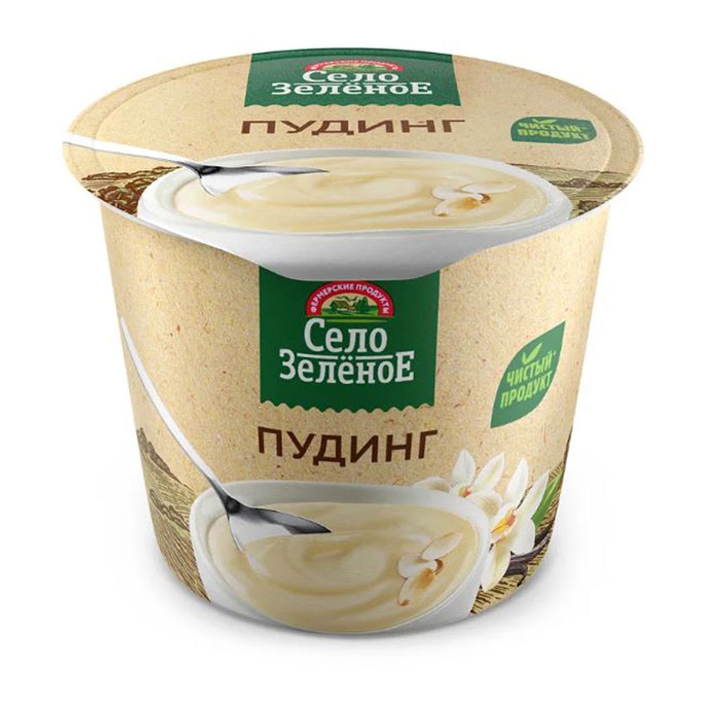 Пудинг Село Зелёное 3% 120г ваниль пл/ст