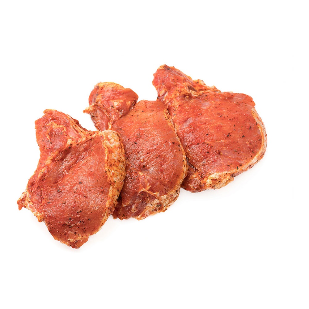 Антрекот свиной в маринаде охлажденный вес Мясноярье