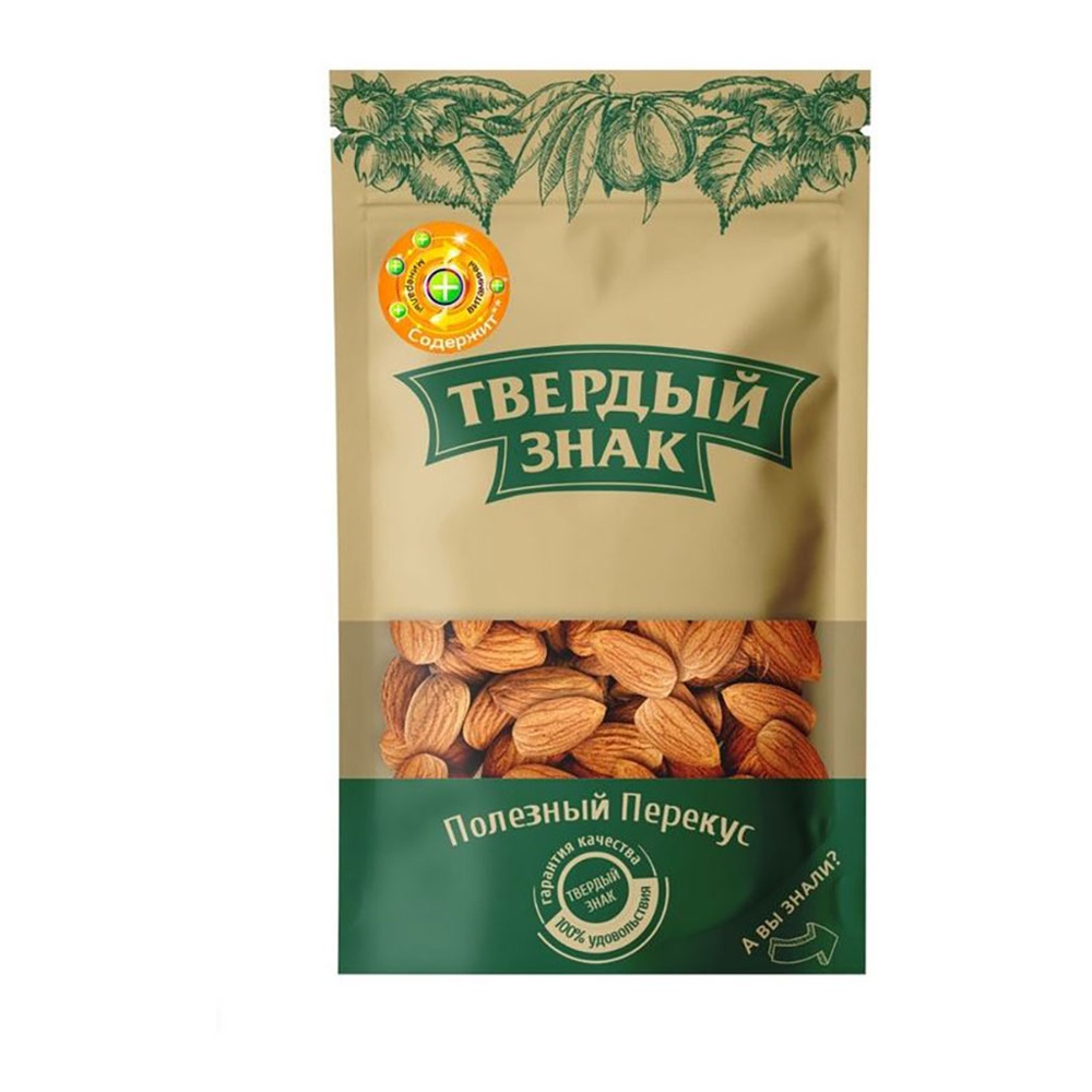Миндаль Твердый Знак жареный ядро 150г дой-пак