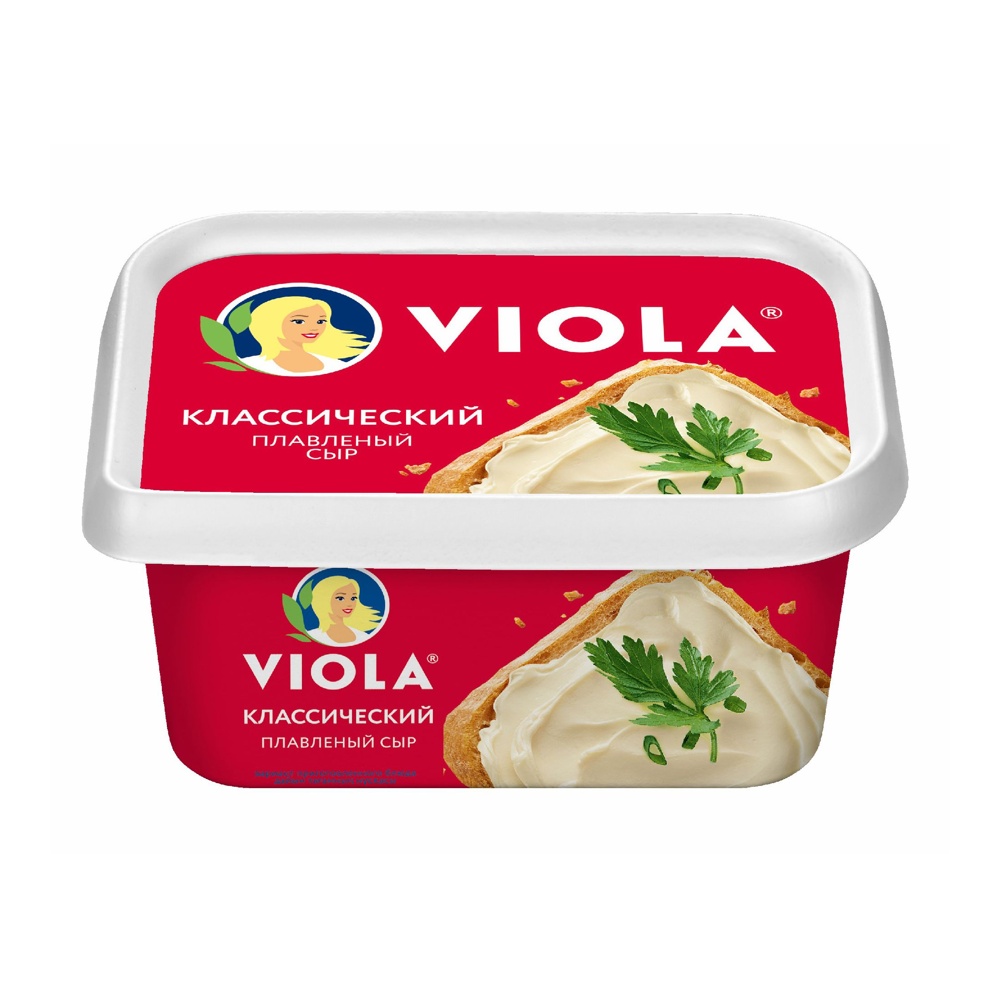 Сыр Виола плавленый Классический 35% 400г ванночка; 6