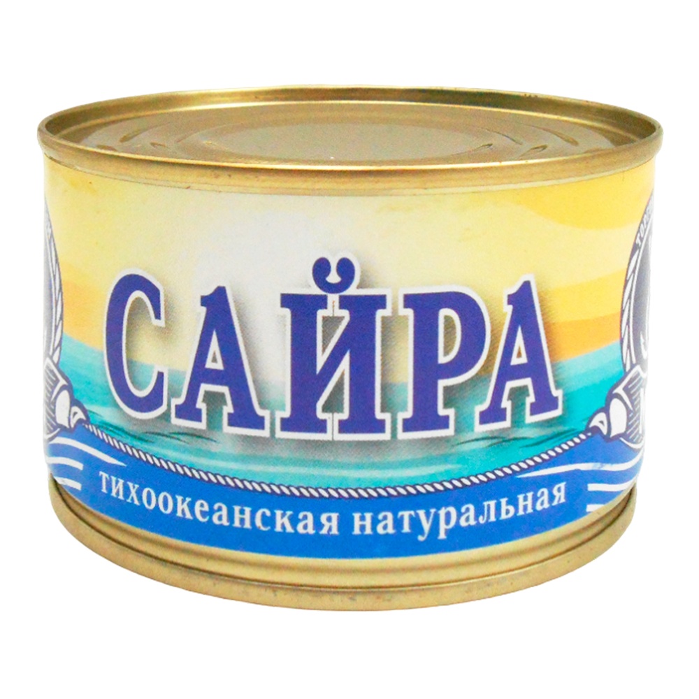 Сайра Морское содружество натуральная 240г ж/б; 48