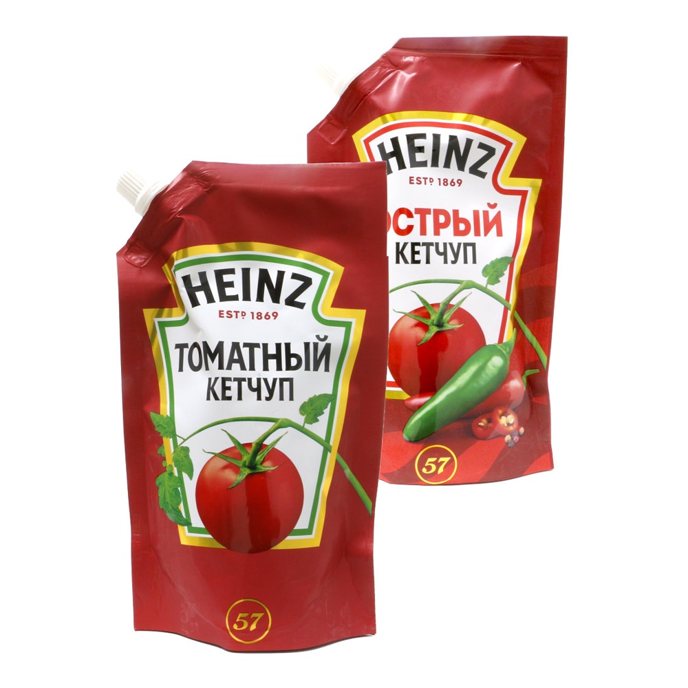 Кетчуп Хайнц Острый 320г дой-пак;