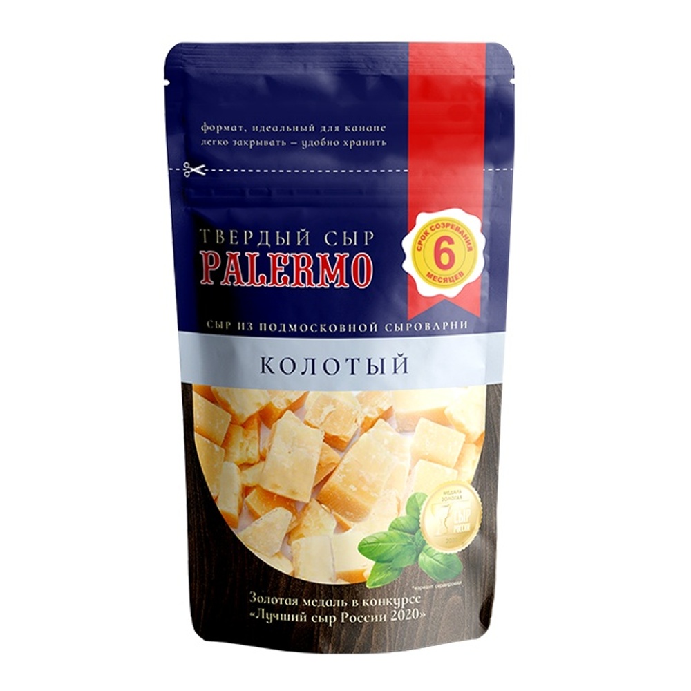 Сыр Палермо колотый 40% 120г Дмитровский МЗ