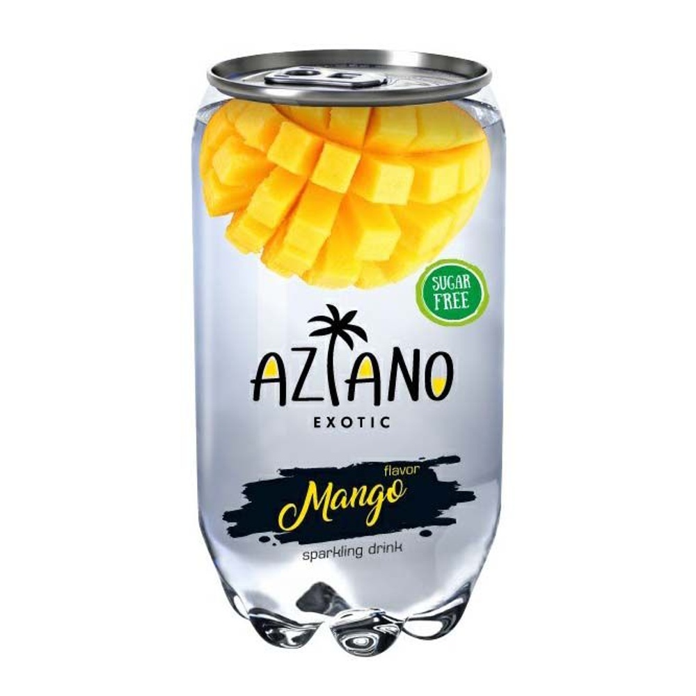 Напиток газир Азиано Манго 350мл пл/б; 12