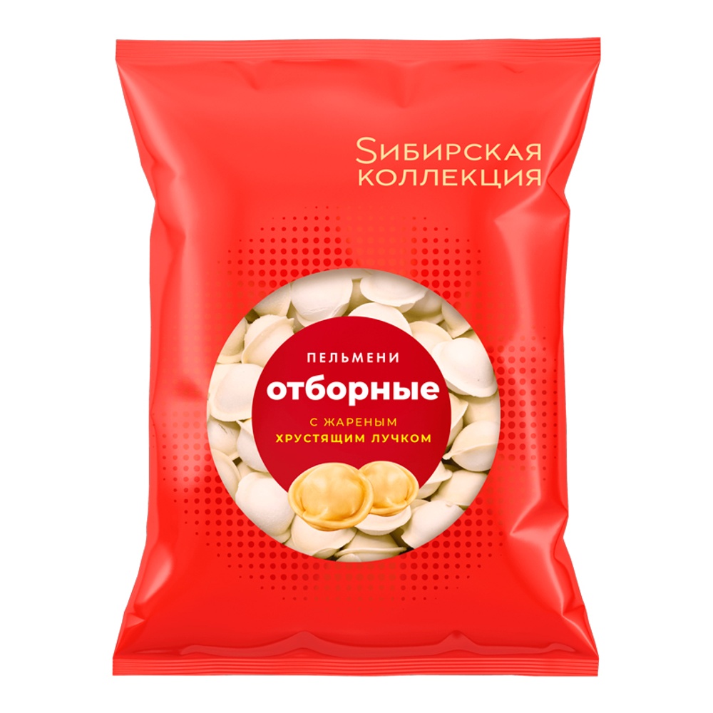 Пельмени Сибирская Коллекция Отборные с хрустящим жареным лучком с/м 700г