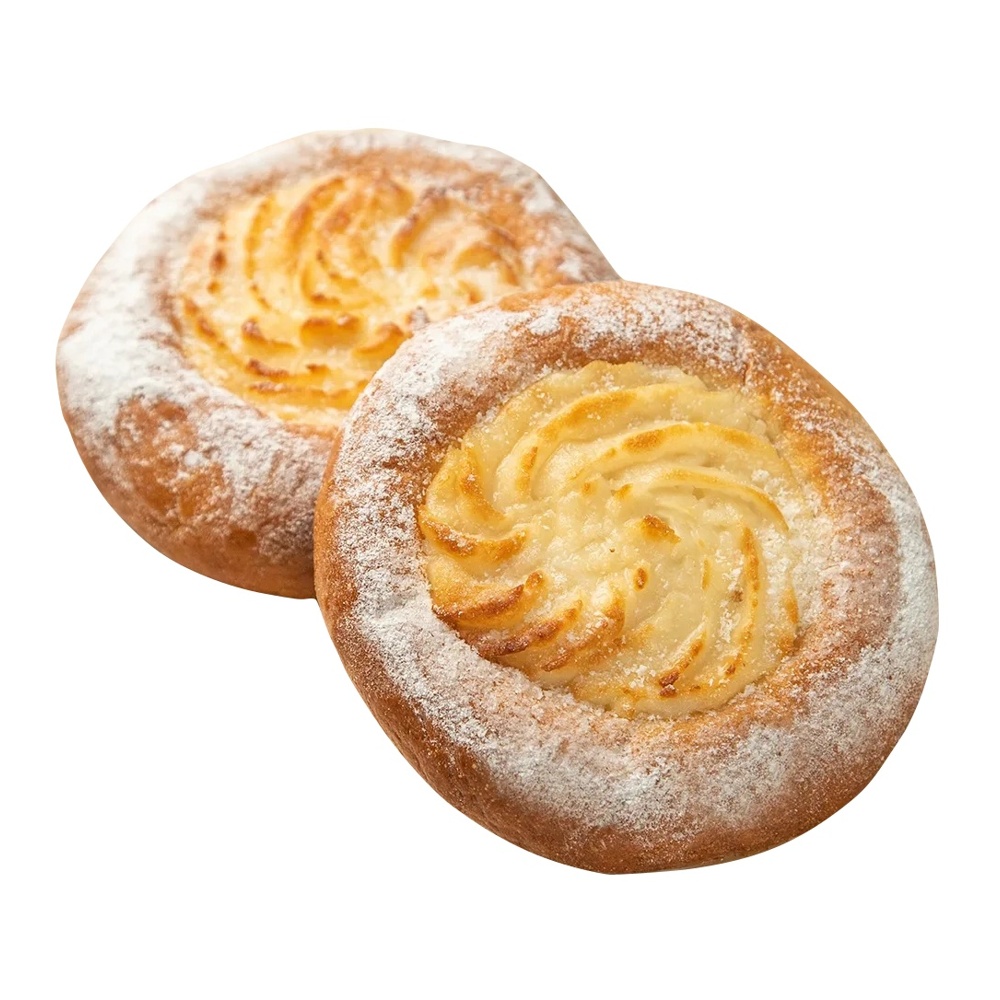 Ватрушка с творожной начинкой сдобная 80г Командор