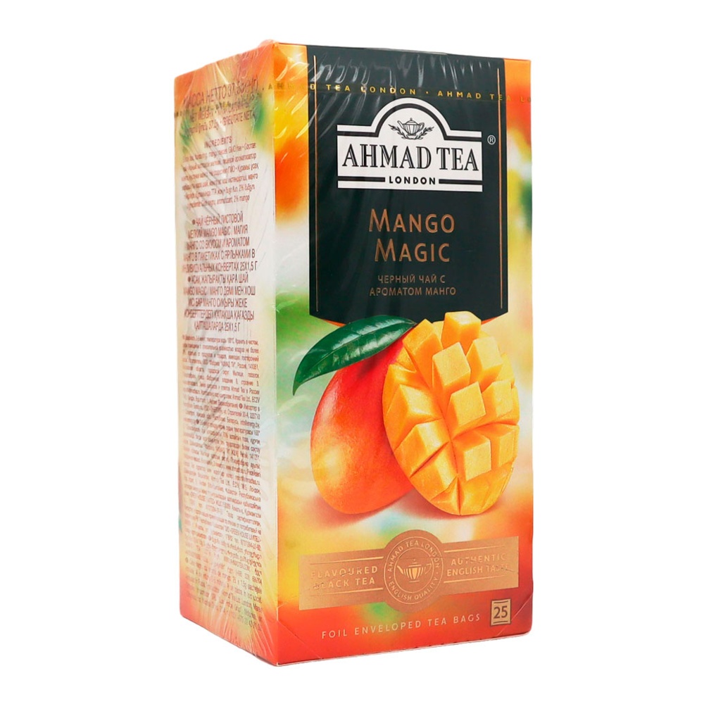 Чай Ахмад Ти Магия манго черный с манго 25п*1,5г; 12