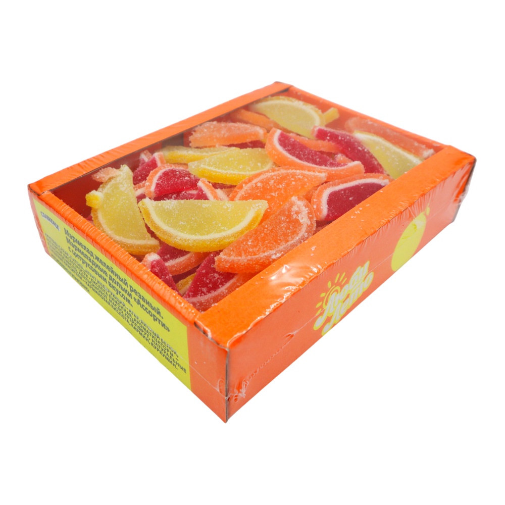 Мармелад Славконд Люби Лето дольки Ассорти с цитрусовым вкусом 500г