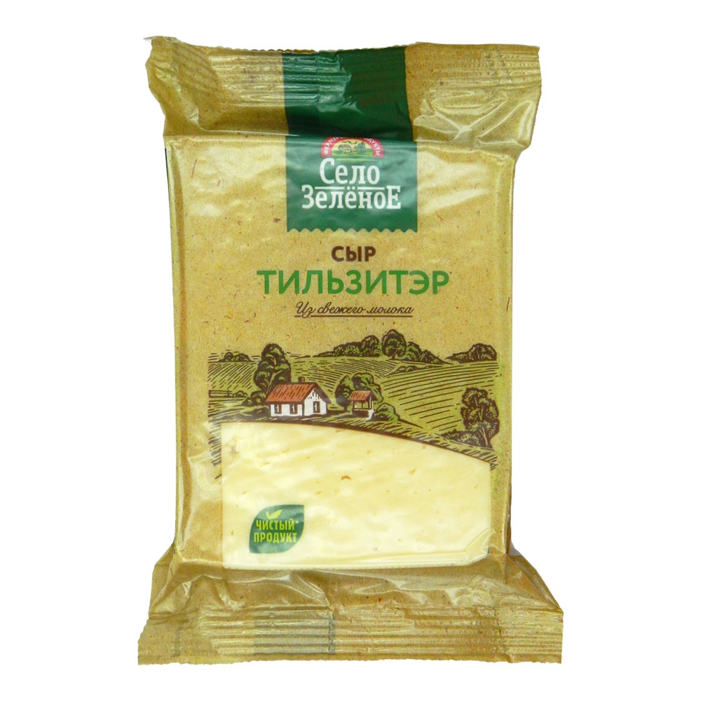 Сыр Тильзитер 50% 200г Село Зелёное; 10