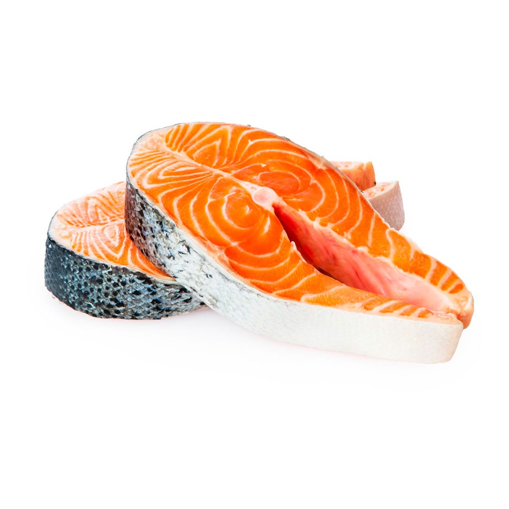 Лосось охлажденная стейк (супер) вес Рыбная кухня