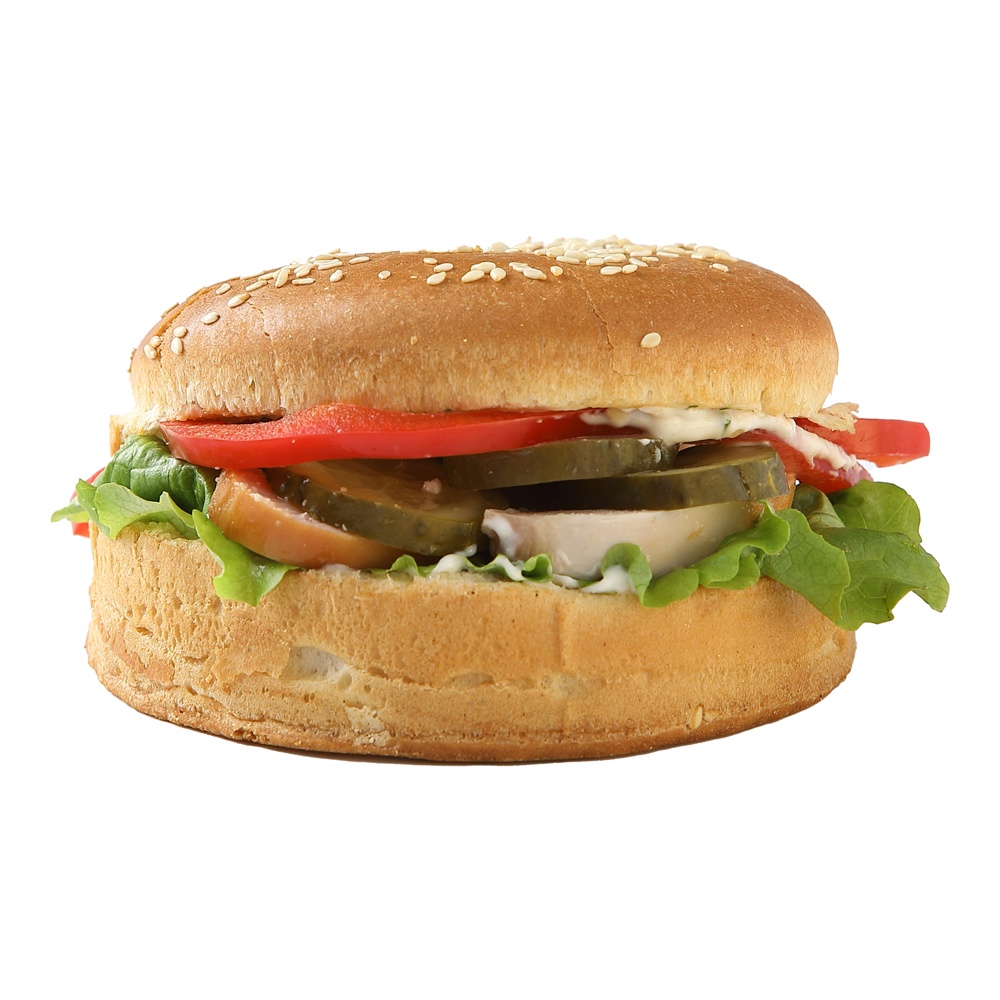 Бургер с куриной котлетой 250г пакет Командор