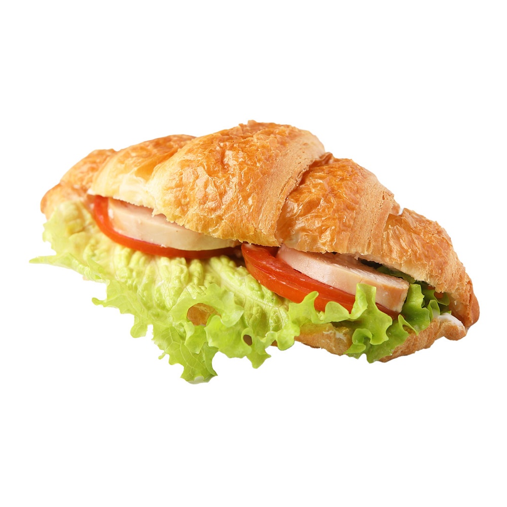Круассан с копченой курицей 140г пакет Командор (R)