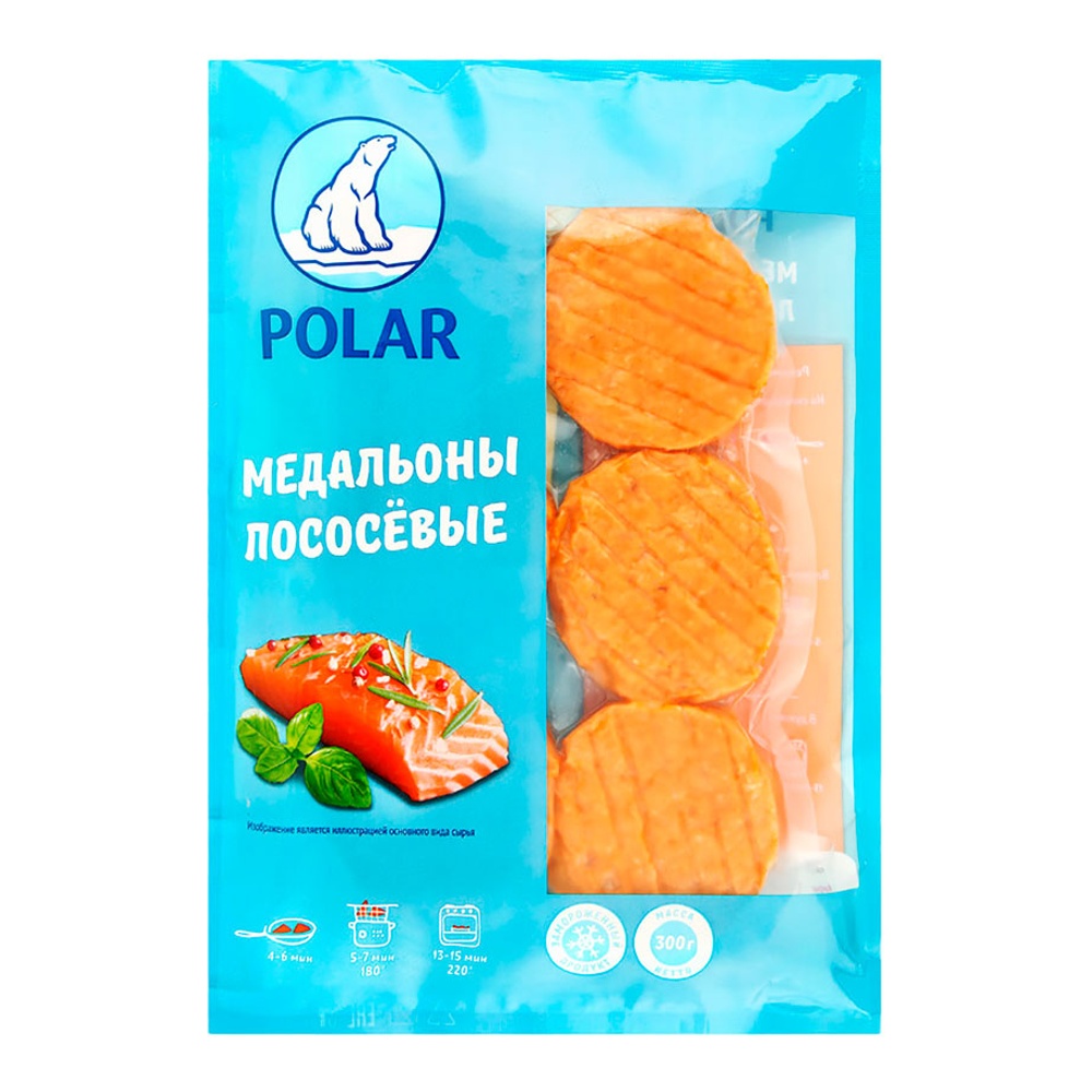 Медальоны лососевые с/м Полар 300г
